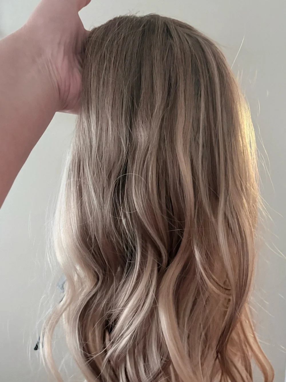 Long Wavy-Natural Blonde-HD Lace-Pre-Plucked-Water Wave-Heat Resistant Wig